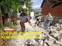İçdedeler Mahallesi’n de Kilitli Parke Çalışması