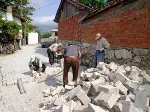 İçdedeler Mahallesi’n de Kilitli Parke Çalışması