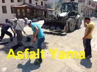 BOZULAN YOLLARA ASFALT YAMA