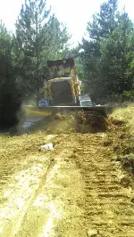 Yangına Müdahale Yolları Yapılıyor.