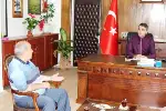 KENT KONSEYİ YÖNETİMİNDEN KAYMAKAMA ZİYARET