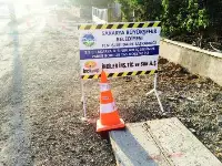 Büyükşehir Belediyesince kaldırım çalışması başladı