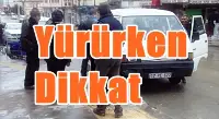 Karşıdan Karşıya Geçenlere ‘Engel’ Bordür Taşları