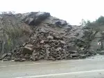 Taraklı Geyve Yolunda Heyelan