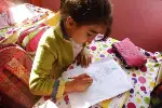Öğrencilerden Karakalem Çalışması