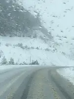 Yağmur sonrasında kar yağışı etkili oluyor