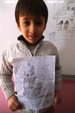 Öğrencilerden Karakalem Çalışması