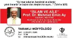 Prof Dr. Mehmet Emin Ay , Konferans için Taraklı’ya Geliyor