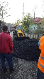 Duman Mahallesi'n de Asfalt Çalışmaları