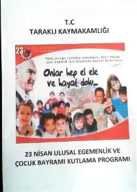 23 Nisan Törenleri Atatürk İlkokulu Bahçesinde Yapılacak