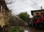Gerişler Köyünde Yangın
