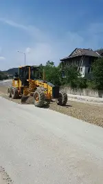 Yağmur Asfalt Çalışmalarına Müsaade Etmiyor