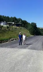 TARİHİ İPEK YOLUNDA ASFALTLAMA ÇALIŞMALARI YAPILDI.