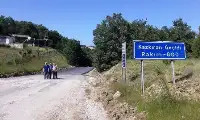 TARİHİ İPEK YOLUNDA ASFALTLAMA ÇALIŞMALARI YAPILDI.