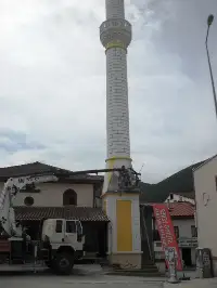 Çift Şerefeli Minare Boyandı