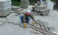 Taraklı’da Parke Çalışmaları Sürüyor