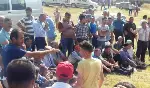 AKÇEŞME MEYDANINDA KARAKUCAK GÜREŞLERİ YAPILDI.