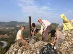 Dualarla Göndere Çekilen Devasa Türk Bayrağı 