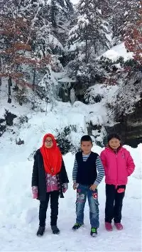 Karda kartpostallık görüntüler