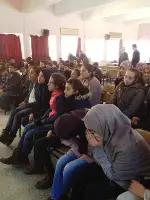 Tacettin Özkaraman kariyer günlerinde öğrencilerle buluştu.