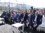 TARAKLI FUTBOL SAHASI TÖRENLE HİZMETE GİRDİ: