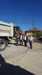 Kıran Mahallesi Yolunda Asfalt Yama Çalışması