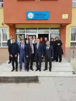 MEFKURE OKULLARI TARAKLI YENİDOĞAN ORTA OKULUNU ZİYARET ETTİ: