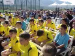 TARAKLI FUTBOL SAHASI TÖRENLE HİZMETE GİRDİ: