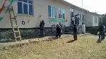 Mahalle Sakinleri Okulun Duvarlarına Renga Renk Resimler Yaptı