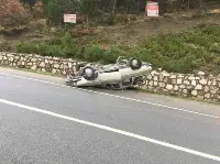 Otomobil Takla attı