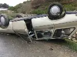 Otomobil Takla attı
