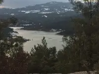 Kayaboğazı Göleti Dondu