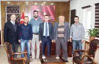 Kaymakam Koç ve Başkan Özkaraman’a ziyaret
