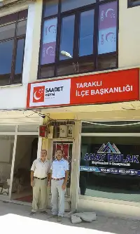 Saadet Partisi Taraklı İlçe Teşkilatı Yeni Binaya Taşındı