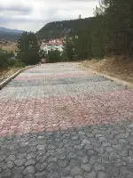 VE OKUL YOLU TAMAMLANIYOR...