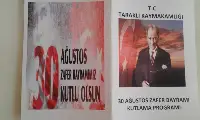 30 Ağustos Programı Açıklandı