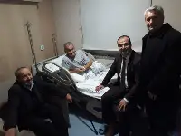 Öztürk'den Hasta Ziyareti