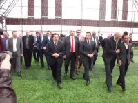 TARAKLI’DA ÇOK AMAÇLI SPOR SAHALARI VE KONFERANS SALONU TÖRENLE AÇILDI: