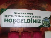 EKİNCİLER KÖYÜ SOSYAL YARDIMLAŞMA DERNEĞİ KAYNAŞMA YEMEĞİ DÜZENLEDİ