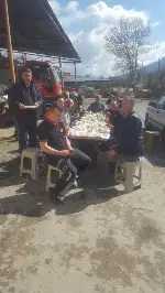 Fen İşleri personeli motivasyon yemeğinde buluştu.