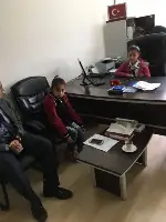 İlçe Milli Eğitim Müdürü’ne 23 Nisan Ziyareti