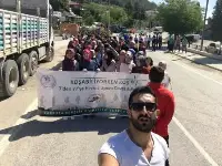Halk Yürüyüşü Yapıldı