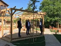 Rüştiye önü Meydanı Yenilendi.