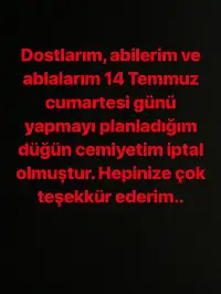 Giden Ailesinden Duyuru