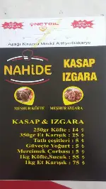 NAHİDE KASAP VE IZGARA  YENİ YERİNDE HİZMET VERİYOR.