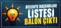 AK Parti'de Liste Balonu
