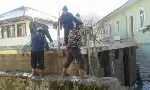 Camii WC İnşaatı Devam Ediyor