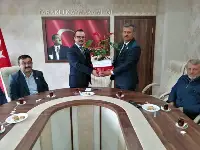 Muhtarlar’dan Kaymakam Abdullah Arslantürk’e Ziyaret