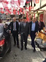 MHP Taraklı Belediye Başkan Adayı İbrahim Pilavcı İlçe merkezinde çalışmalarda bulundu