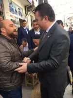 MHP Taraklı Belediye Başkan Adayı İbrahim Pilavcı İlçe merkezinde çalışmalarda bulundu
